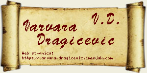 Varvara Dragičević vizit kartica